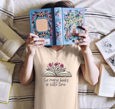 Book Lovers T-Shirt Women Funny Wildflowers Book Reading Shirt Cute Book Lover Bookworm Shirts Teacher Short Sleeve Tee Tops in Kuwait