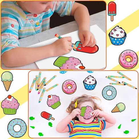 30 Sets Ocean Animals Crafts for Kids Color Your Own Under The Sea Magnets Kit DIY Coloring Sea Animals Magnet Craft Ornaments for School Classroom Home Activities Summer Animals Art Party Favors in Kuwait
