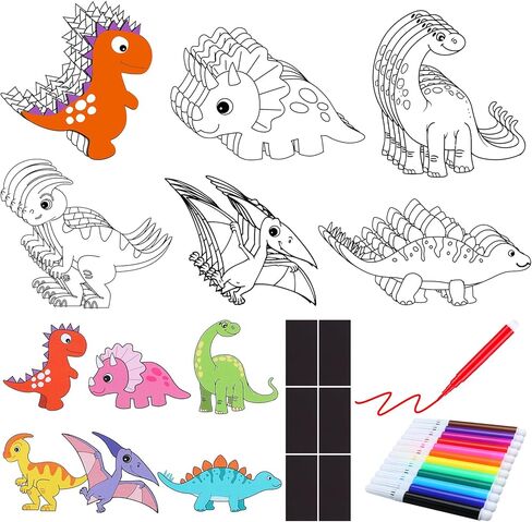 30 Sets Ocean Animals Crafts for Kids Color Your Own Under The Sea Magnets Kit DIY Coloring Sea Animals Magnet Craft Ornaments for School Classroom Home Activities Summer Animals Art Party Favors in Kuwait