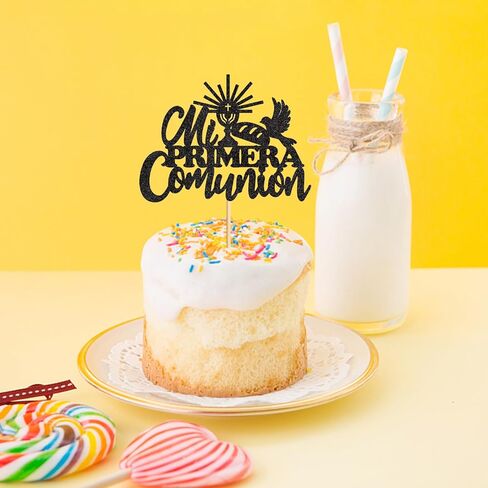 24 Pack God Bless Cupcake Toppers God Bless Cross Baptism Cupcake Picks Baby Shower Baptism Party Decorations Supplies Sliver (print) in Kuwait