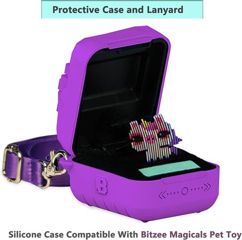 Silicone Case for Bitzee Magicals Interactive Toy Digital Pet, Protective Skin Cover for Bitzee Magicals Virtual Electronic Digital Pet Accessories (Blue) in Kuwait