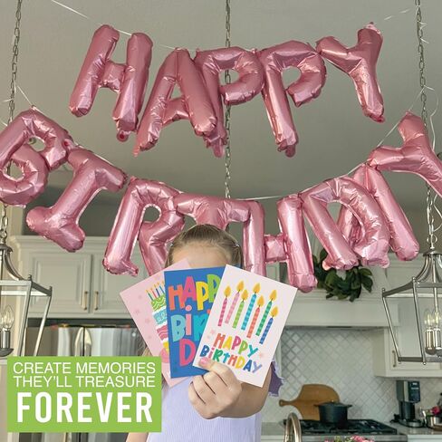 Hadley Designs 54 Rustic Happy Birthday Cards Bulk With Envelopes - Bulk Birthday Cards With Envelopes, Assorted Birthday Cards With Envelopes, Happy Birthday Card Pack, Kids Birthday Cards in Saudi Arabia