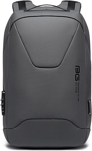 Anti-Theft Backpack Business Daypacks fits 15.6 Inch Laptop Travel Large Backpack with USB Charging Port Waterproof Computer Bag Bookbag for Women Men Notebook Grey in Kuwait