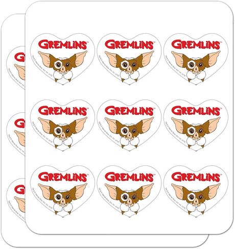 Gremlins Gizmo Logo Heart على شكل مخطط تقويم القصاصات ملصقات الحرف الحرفية in Saudi Arabia