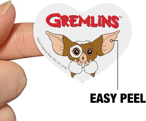 Gremlins Gizmo Logo Heart على شكل مخطط تقويم القصاصات ملصقات الحرف الحرفية in Saudi Arabia