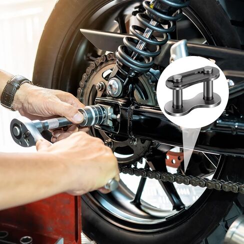 5PCS #41 Roller Chain Connecting Links, Heavy Duty Manganese Steel Master Connector for Mini Bikes, Bycicles, Motorcycles, Go-Karts, Home and Industrial Machinery in Kuwait