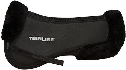 Thinline Trifecta Cotton Half Pad with Sheepskin Rolls Natural Medium in Kuwait