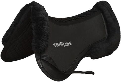Thinline Trifecta Cotton Half Pad with Sheepskin Rolls Natural Medium in Kuwait
