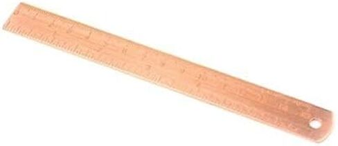 Chris.W 6 Inch Brass Ruler - Durable Ruler in Multi Use, Good for Journal, Planner and Diaries - Rose Gold in Saudi Arabia