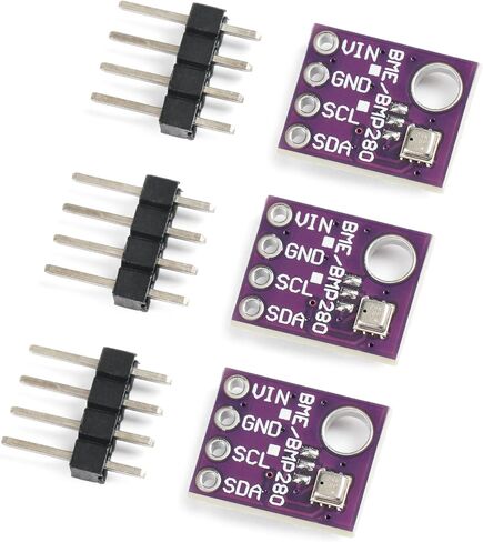 2 قطعة BME280 3.3 فولت وحدة الاستشعار الضغط الجوي وحدة استشعار درجة الحرارة والرطوبة IIC SPI اندلاع GY-BME280 in Kuwait