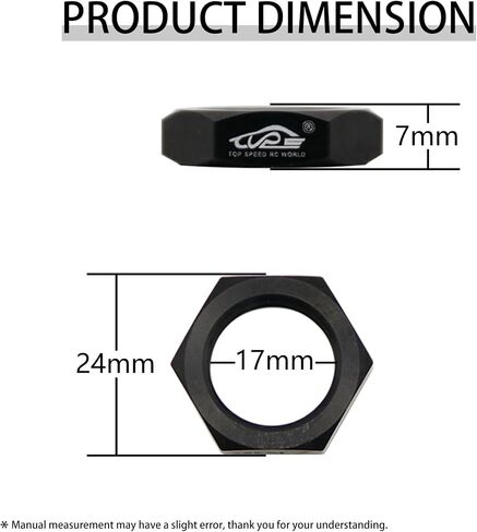 RC عجلة المكسرات لـ 24 ملم محور الألومنيوم المشترك TSRC ل 1/5 Rovan Baja 5B HPI RC Parts (Red) in Saudi Arabia