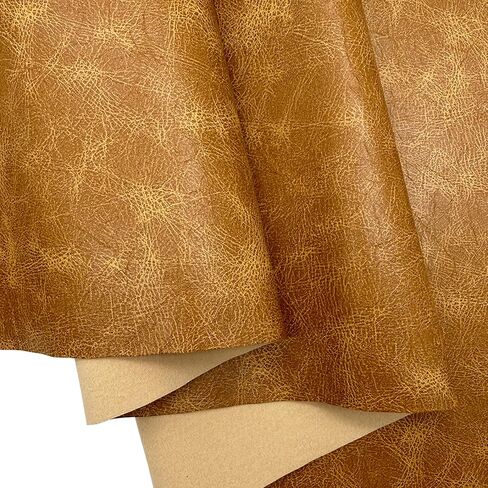 Soft Smooth Distressed Upholstery Synthetic Leather 16"x54"(41x137cm) Crazy Horse Marine Vinyl Faux Leather Upholstery Fabric Vintage Vegan Faux Leather for DIY Sewing Crafts (Purple) in Saudi Arabia