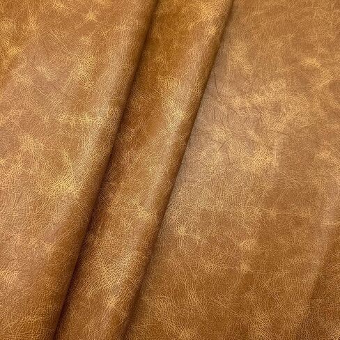 Soft Smooth Distressed Upholstery Synthetic Leather 16"x54"(41x137cm) Crazy Horse Marine Vinyl Faux Leather Upholstery Fabric Vintage Vegan Faux Leather for DIY Sewing Crafts (Purple) in Saudi Arabia