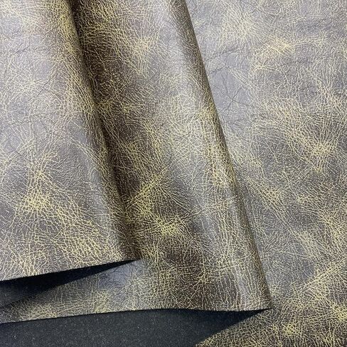 Soft Smooth Distressed Upholstery Synthetic Leather 16"x54"(41x137cm) Crazy Horse Marine Vinyl Faux Leather Upholstery Fabric Vintage Vegan Faux Leather for DIY Sewing Crafts (Purple) in Saudi Arabia