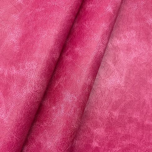 Soft Smooth Distressed Upholstery Synthetic Leather 16"x54"(41x137cm) Crazy Horse Marine Vinyl Faux Leather Upholstery Fabric Vintage Vegan Faux Leather for DIY Sewing Crafts (Purple) in Saudi Arabia
