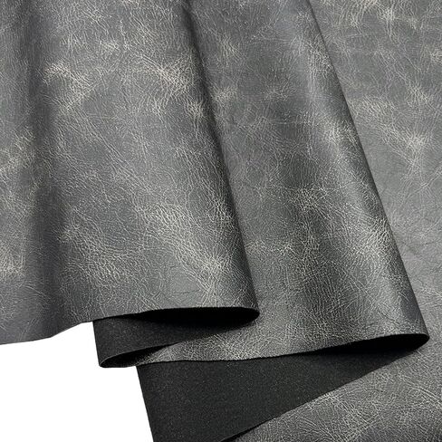 Soft Smooth Distressed Upholstery Synthetic Leather 16"x54"(41x137cm) Crazy Horse Marine Vinyl Faux Leather Upholstery Fabric Vintage Vegan Faux Leather for DIY Sewing Crafts (Purple) in Saudi Arabia