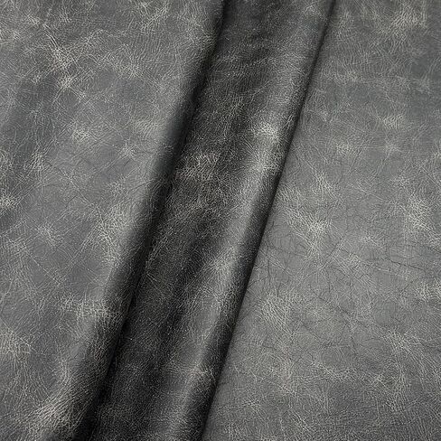 Soft Smooth Distressed Upholstery Synthetic Leather 16"x54"(41x137cm) Crazy Horse Marine Vinyl Faux Leather Upholstery Fabric Vintage Vegan Faux Leather for DIY Sewing Crafts (Purple) in Saudi Arabia
