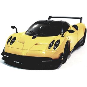Kinsmart 2016 Pagani Huayra BC Yellow 5 "1:38 Die Die Cast Model Model Toy Car W/Action Action