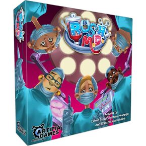 Artipia Games Artipiagames Rush M.D Cooperative Board Game, Worker Placement, Strategy, Dexerity, Ages 14+, 1-4 Players, 30-45 Mins