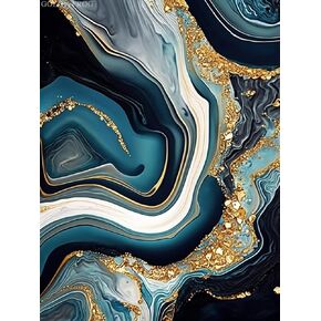 مجموعات الطلاء من Goldyyfrog 5D ، اللوحة الماسية ، الماس الملخص للبالغين من الرخام الكامل Diamond Diy Painte Paste Art ، مناسب لديكور مزرعة ديكور الجدران أو هدية 12x16 بوصة