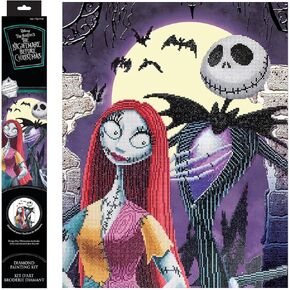 Diamond Dotz Jack & Sally Diamond Painting Kits for Adults - Diamond Art Kits a Relaxing Creative Craft Kit with Dotz Gems 12x12