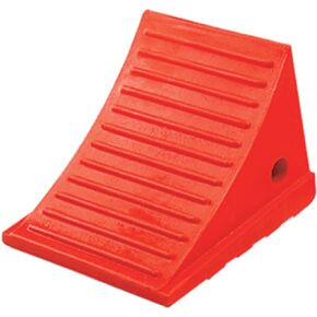 Roadblock UC1700 Impact-Absorbing Urethane Industrial Wheel Chock, Orange, 8.5" Length x 7.5" Width x 6.25" Height (1-Piece)