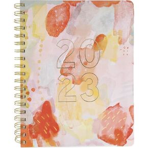 Graphique Vinyl Agenda | 14 Month Organizer, July 2022 – Aug. 2023 | Weekly & Monthly Spreads | Planner & To-Do List | Marked Holidays | Reminder Stickers | Peanuts House | 8 x 10