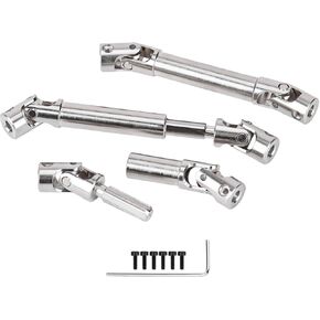 Hobbyplus Arktos Driveshafts Steel 42-54MM Drive Shafts for HobbyPlus Arktos 6x6 Upgrades 1/18 RC Crawler