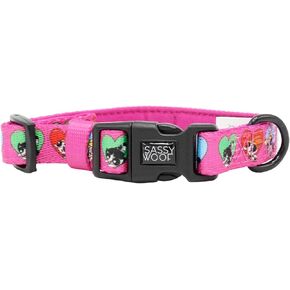 The Powerpuff Girls™ (Love) - L, Dog Collar, Adjustable, Durable, Comfortable and Stylish Pet Accessories for Large Dogs - Officially Licensed