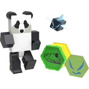 Bee Swarm Simulator - Panda Bear Action Figure Pack W/ Mystery Bee & Honeycomb Case (5 "أرقام مفصلية وعناصر إضافية ، السلسلة 1)