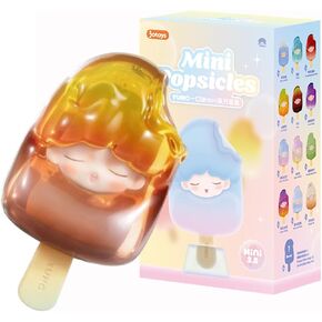CALEMBOU Blind Box, Cute Yumo Mini Popsicles 2.0 Series Blind Box Figure, Kawaii Collectable PVC Figure for Birthday Gifts