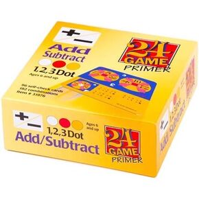 24 لعبة إضافة/طرح 96 بطاقة