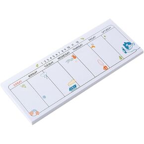 Quality Long Planner Notebook Weekly Planner Pads Random Patterns for Family Notepad & Calendar Organizers Weekly Planner