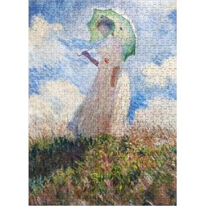 MyPuzzle Claude Monets Suzanne Hoschedé 1886 - Premium 1000 قطعة بانورامزو للبالغين
