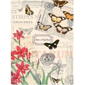 Pintoo Jigsaw Buzzles 300 قطعة للبالغين - تصميم الأزهار الفراشة سهلة التخزين اللغز البلاستيكي المتشابك لا غراء مطلوب [H1585]