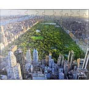 MyPuzzle Aerial View of Central Park Manhattan New York - Premium 500 Piece Jigsaw Puzzle for Adults