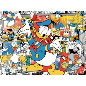 Ravensburger Donald Duck 1500 قطعة Jigsaw Puzzle | تحدي الكرتون الكلاسيكي | مصنوع من الأزرق المتين | مواد طويلة الأمد