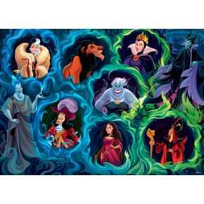 Ceaco - Disney - Villains - 1000 Piece Jigsaw Puzzle for Adults - Challenging Puzzle Perfect for Game Nights - Finished Size is 26.5 x 19