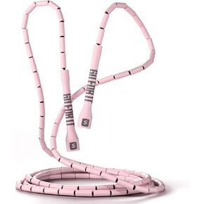 Sportbit Beaded Jump Rope - Tangle-free Adjustable Jump Ropes for Fitness - Lightweight Skipping Rope for Women, Men - Speed Jump Rope for Workout, Athletics, Crossfit, Women Exercise in Kuwait