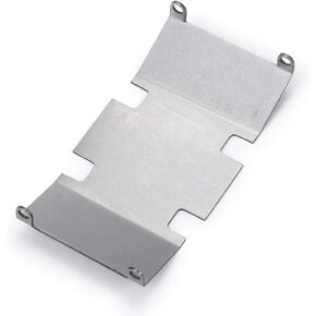 RC هيكل Armor حماية مركز Skid Plate Protection محور الفولاذ المقاوم للصدأ ، واقي حارس هيكل لوحة SCX10 90046 1/10 RC CRWALER ترقية السيارة