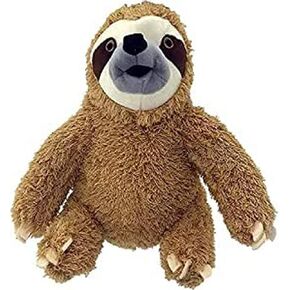 PetSport Sammy Sloth - Sloth Stuffed Animal Dog Toy for Large Dogs, Certified Non-Toxic, Squeaker Inside, Durable, Super Soft, Colorfast, Interactive - 10 Inch