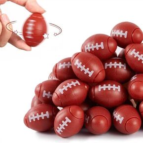 Scione 72 Pack Football Footge Party Party Footbors Forms for Kids ، Toys Toys Bulk ، وكرات الإجهاد ، و Goodie Bag Stuffers لهدايا أعياد الميلاد ، وألعاب صندوق الكنز للفصول الدراسية