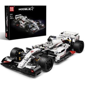 Mould King 13117 Technik Sports Car Model, Racing Car Building Blocks Kit, 1235 Pcs Collectible Set for Adults, Display Model for Home or Office Décor(Static Version)