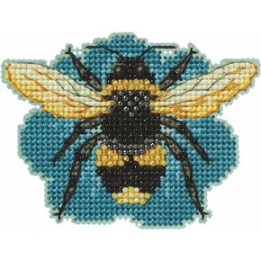 Mill Hill Honey Beded Cross Cross Stitch Kit 2024 Autumn Harvest MH182426 Multicolor ، 3 × 3 Int