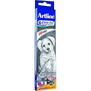 Artline Love -art 6 أقلام Sktech (حزمة 2)