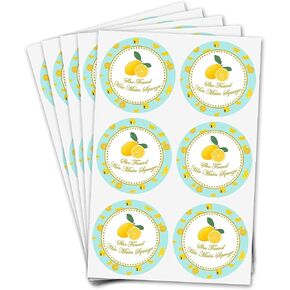 She Found Her Main Squeeze Lemon Bridal Shower Favor Stickers,Lemon Stickers Great for Party Favors, Envelope Seals and Goodie Bags,2 inches 180pcs.
