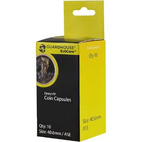 مربع Guardhouse من 10 Fit Direct 40.6mm حاملي عملة American Silver Eagles
