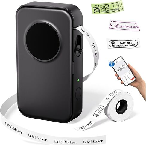 Phomemo D35 Label Maker, Support Pre-Cut/Continuous Paper,for Organized,Gift 2025 Upgrade Version-Cyan in Saudi Arabia