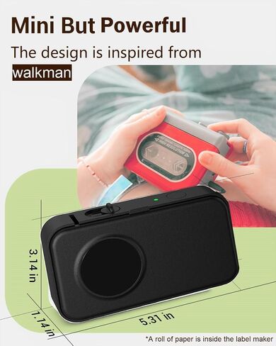 Phomemo D35 Label Maker, Support Pre-Cut/Continuous Paper,for Organized,Gift 2025 Upgrade Version-Cyan in Saudi Arabia