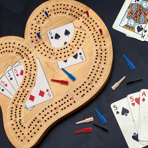 24pcs أوتاد cribbage ، دبابيس لوحات خشبية cribbage تناسب 1/8 بوصة الثقوب ملحقات cribbage للعبة سرير التقليدية (الأحمر ، الأسود ، الخشب ، الأزرق) in Saudi Arabia